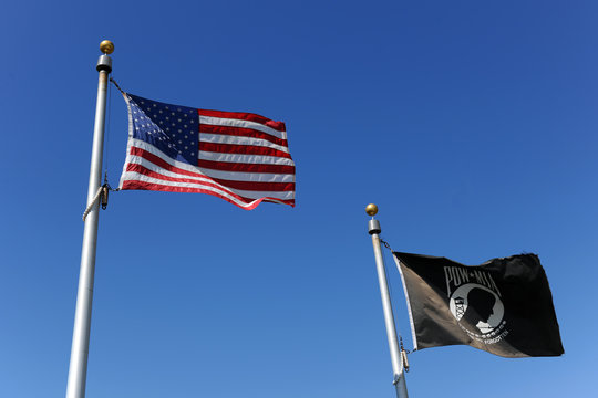 American and POW/MIA Flags