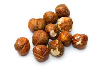 Nuts isolated on white