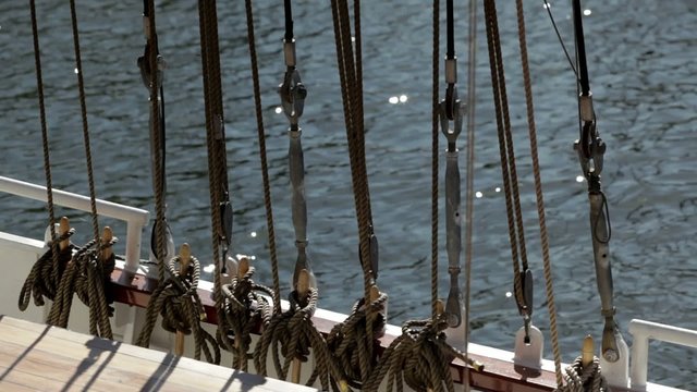 Ropes and turnbuckle
