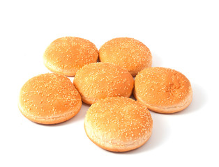 buns for hamburger, cheeseburger