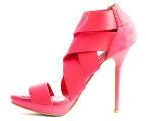 high heeled shoe
