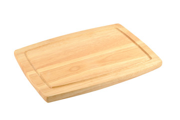 Cutting board isolated on white background