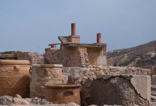 Greece. Knoss palace on island Crete .