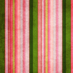 Vintage green and pink shabby colored striped background