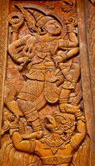 The Sculpture of wood