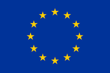 European Union flag - obrazy, fototapety, plakaty