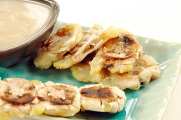 Grilled bananas.