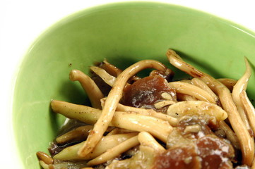 Fried honey mushroow with Oyster sauce