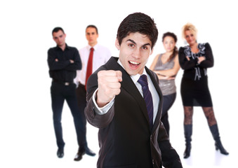 Business team isolated