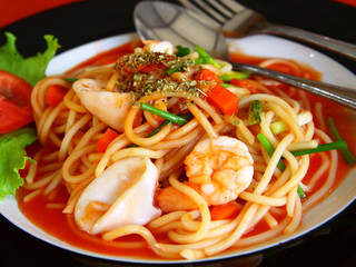 seafood spaghetti