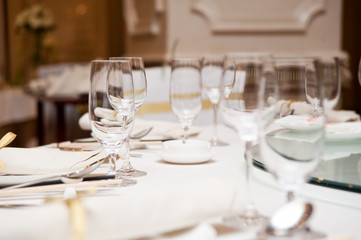 Elegant Dinner Table Setting