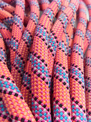 macro corde d'escalade varappe sp&eacute;l&eacute;o