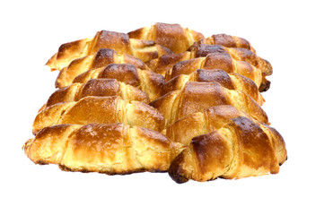 Fresh croissant macro
