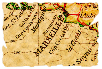 Marseille old map