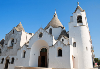 St. Antonio Trullo Church. Alberobello. Apulia.