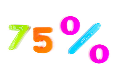 75% written in fridge magnets