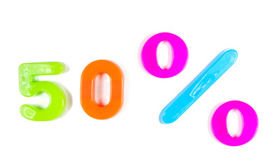 50% written in fridge magnets