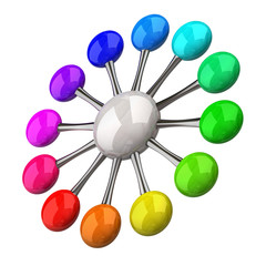 Fototapeta premium Color wheel
