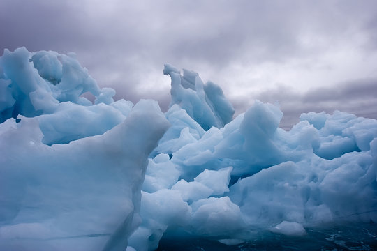 stormy iceberg