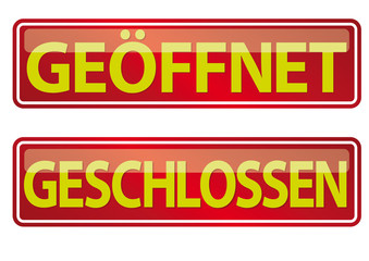 Geöffnet Geschlossen