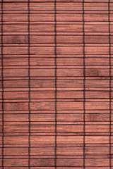 Brown bamboo mat background
