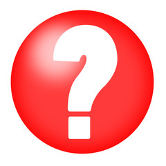 Question mark red