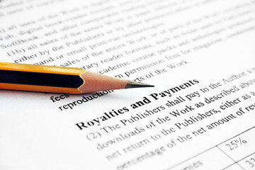 Contract - royalties and payments
