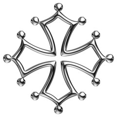Croix Occitane de chrome