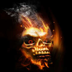 Burning Skull