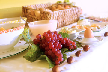 herbstliches Frühstücksbuffet