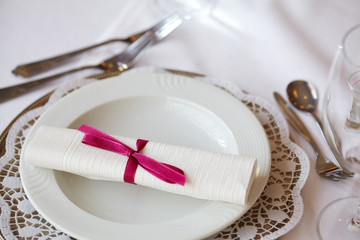 festliche Tischdekoration