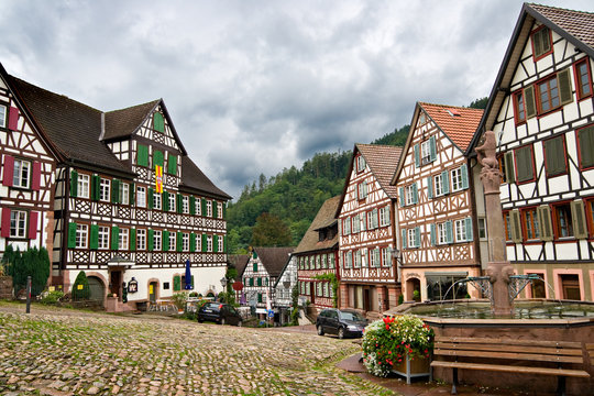 The village of schiltach in the Black Forest, Germany