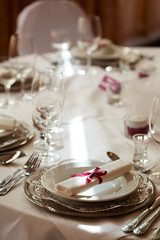 festliche Tischdekoration
