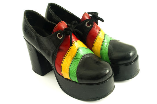 Funky Retro 1970's Platform Shoes