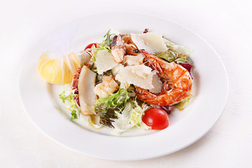 Shrimp and seafood slice