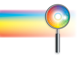 Rainbow Under Magnifying Glass