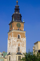 Fototapeta na wymiar Rathausturm - Kraków - Polska