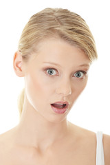 Obraz premium Surprised woman