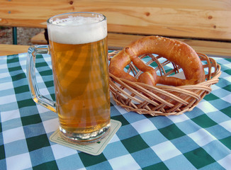 Beer and Pretzel