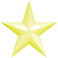 Obraz premium golden/ yellow star