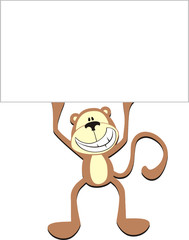 monkey promotor - obrazy, fototapety, plakaty