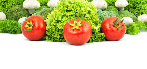 Assorted fresh vegetables