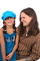 Father and daughter