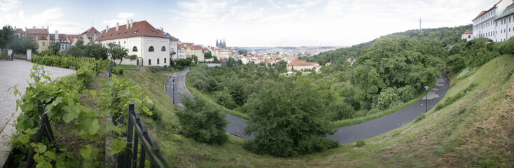 Panorama of Prague. Czech Republic. Summer