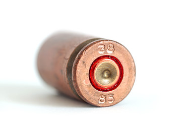 bullet case isolated