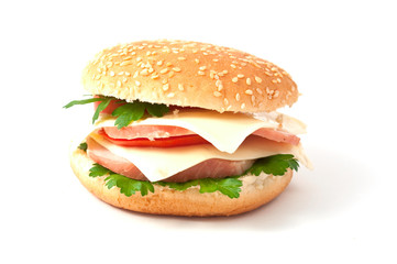 cheeseburger, hamburger