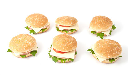 cheeseburger, hamburger