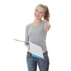 Beautiful smiling woman