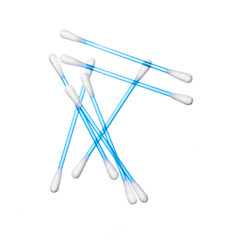 Wadded sticks isolated on white