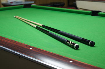 ビリヤードのキュー